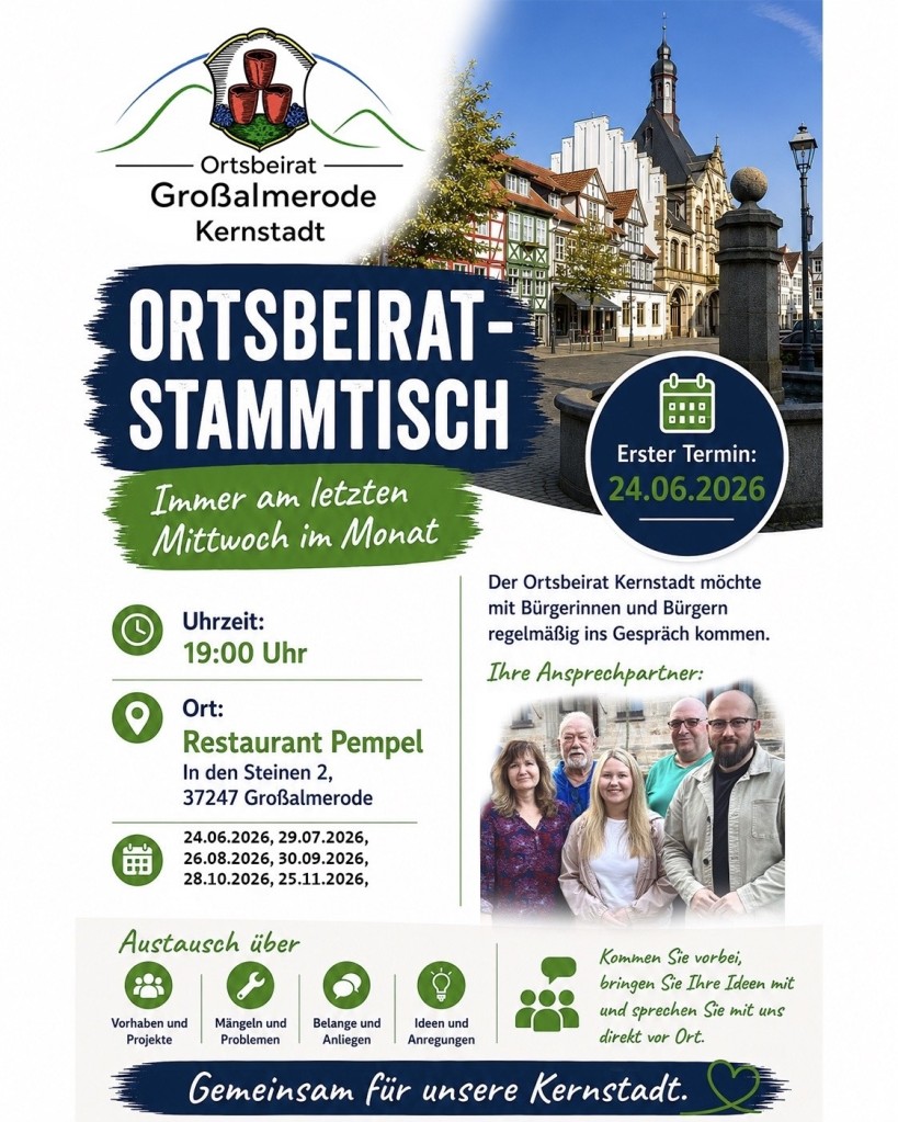 Plakat Ortsbeirat Kernstadt Plakat Ortsbeirat Kernstadt