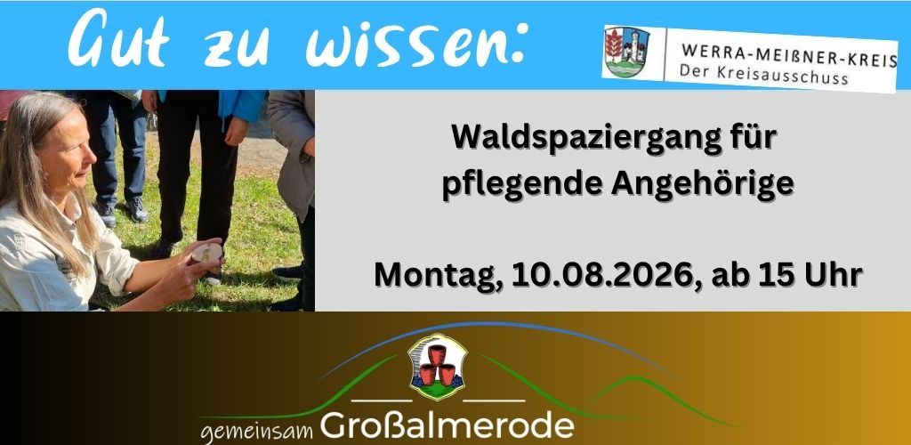 Waldspaziergang für pflegende Angehörige Waldspaziergang für pflegende Angehörige
