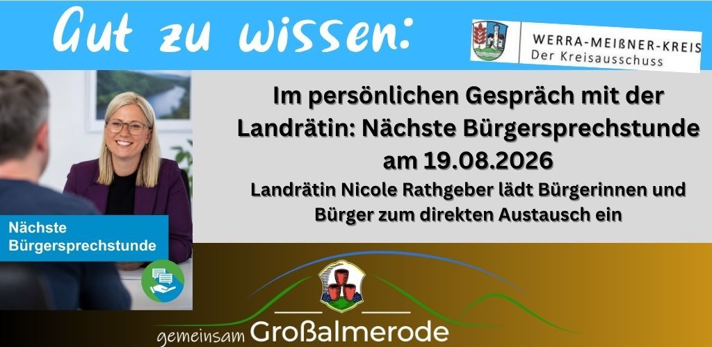 Bürgersprechstunde mit der Landrätin