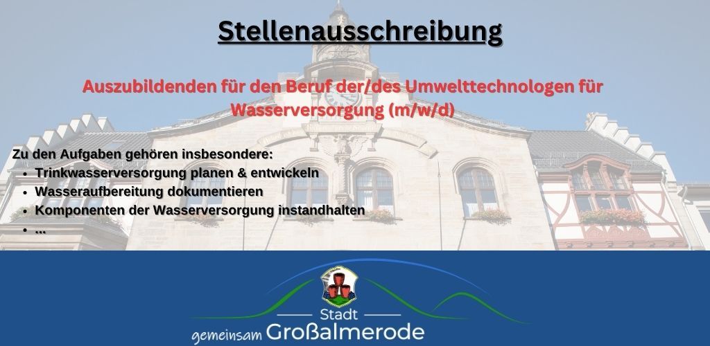 Stellenausschreibung_Wasserwerk