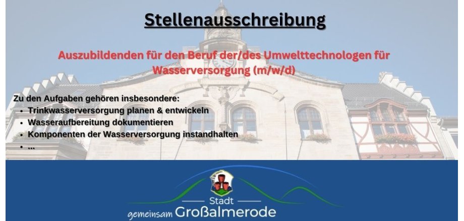 Stellenausschreibung_Wasserwerk Stellenausschreibung_Wasserwerk