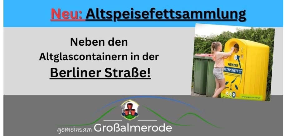 Altspeisefett-Sammlung