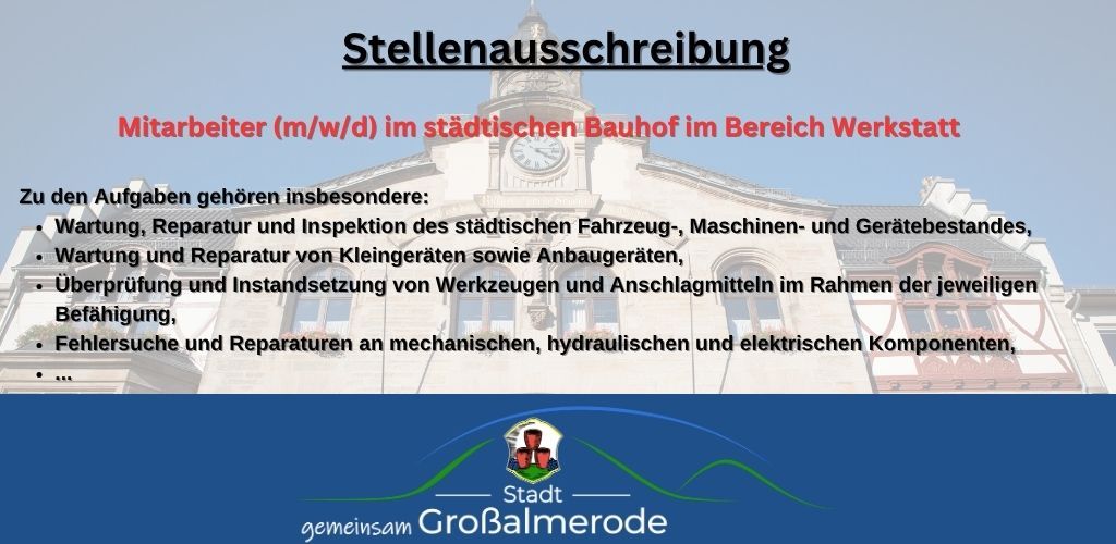 Stellenausschreibung