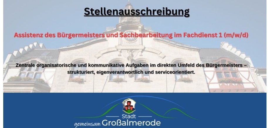 Stellenausschreibung Stellenausschreibung