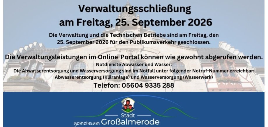 Verwaltungsschließung