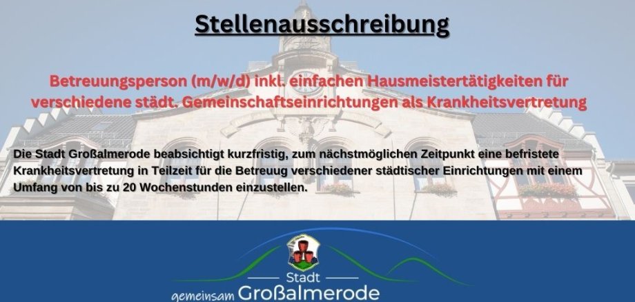Stellenausschreibung - 7 Stellenausschreibung - 7