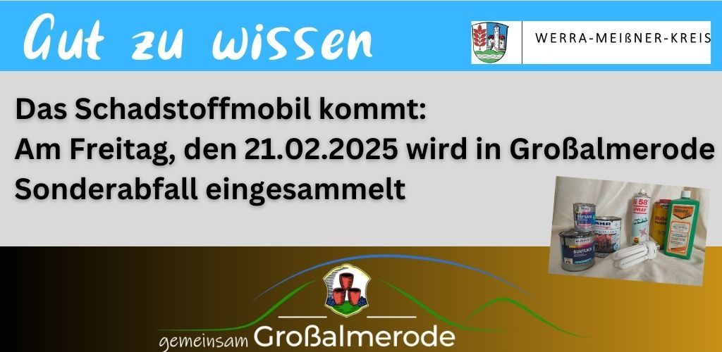 Schadstoffmobil 2025