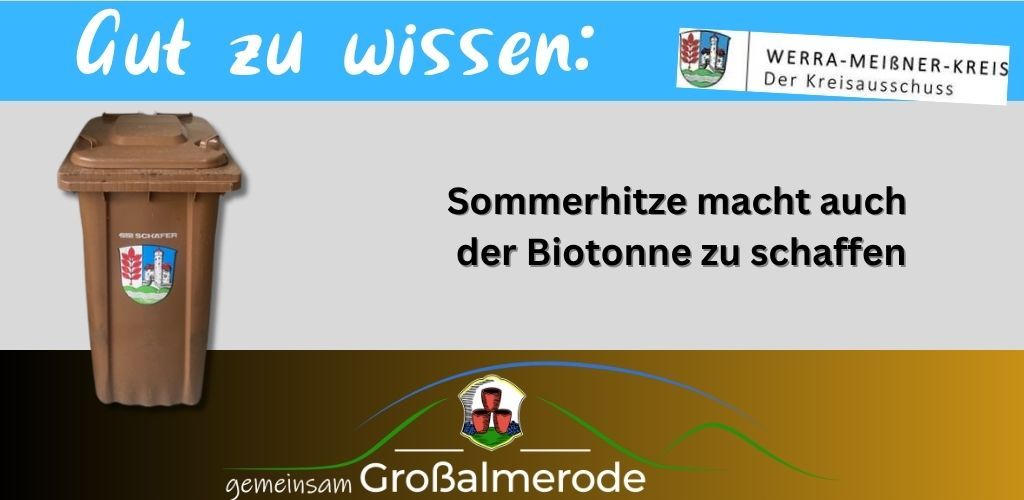 Biotonne bei Sommerhitze