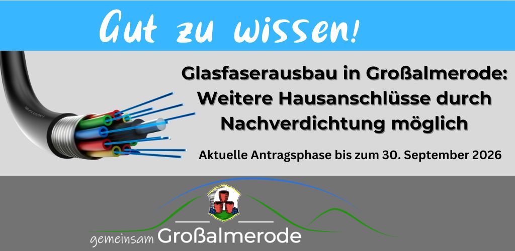 Glasfaserausbau in Großalmerode
