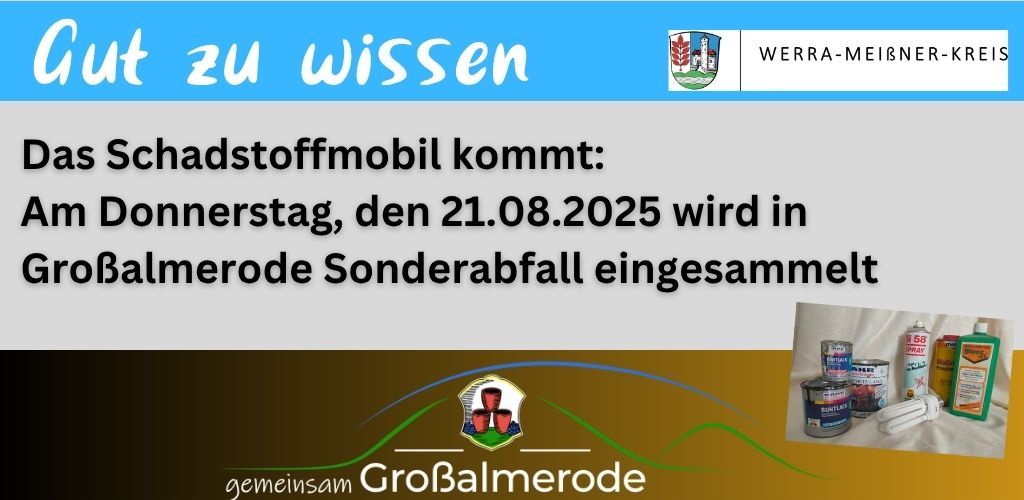 Schadstoffmobil 2025