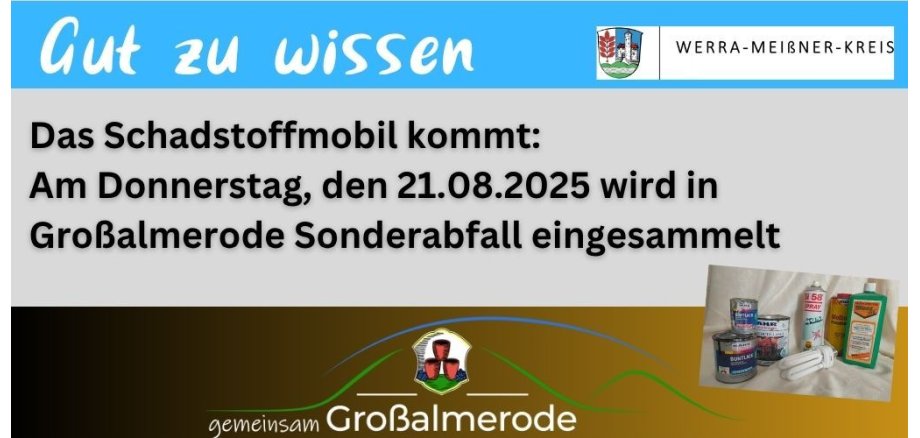 Schadstoffmobil 2025