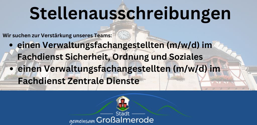 Stellenausschreibung - 2