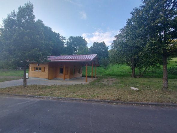 Blick auf den Waldkindergarten